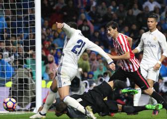 El Real Madrid, con James en el banco, vence al Athletic