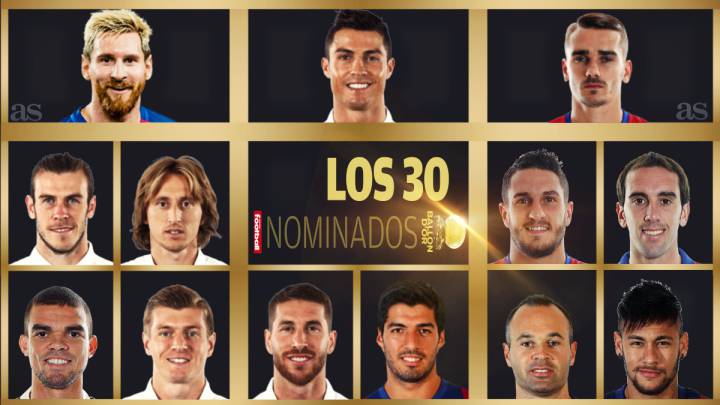LaLiga manda en el Balón de Oro: 13 de los 30 juegan en España