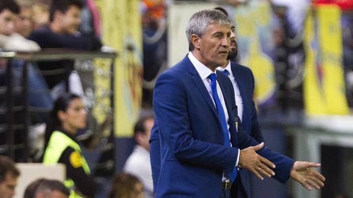Piden sanción para Quique Setién y la afición se quejará