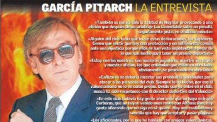 Muy fuertes palabras de García Pitarch a Neymar, el arbitraje...