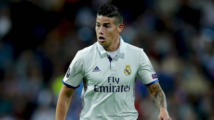 James Rodriguez, Real Madrid and Colombia.