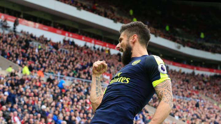 El Arsenal sufre pero acaba goleando al Sunderland