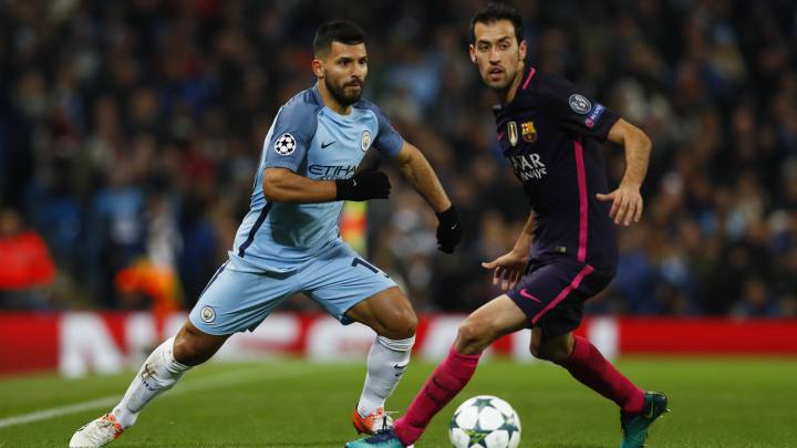 Busquets fue el jugador del Barcelona que más corrió ante el Manchester City.