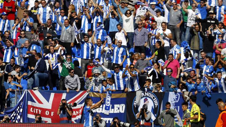 Fieles pepineros. 2500 aficionados del Leganés estarán el domingo en el Bernabéu.