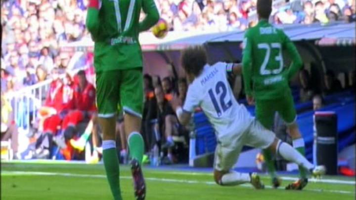 Omar, tres semanas de baja por una entrada muy fea de Marcelo