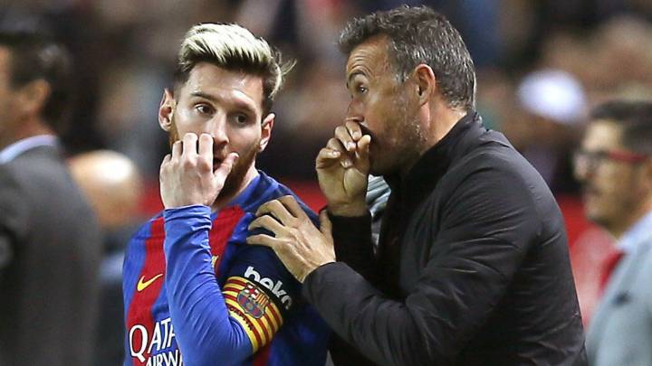 Luis Enrique: “No hay nadie que se parezca a Messi”