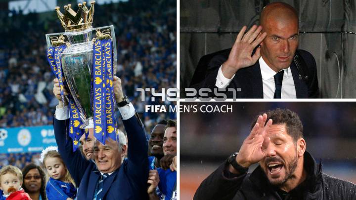 Ranieri, Zidane, Simeone.