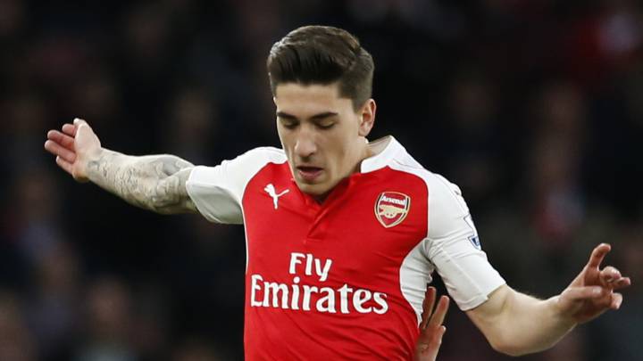 Bellerín con el Arsenal.