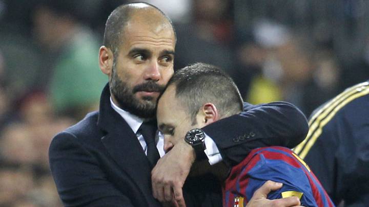 Iniesta revela qué le dijo a Guardiola en su primera derrota