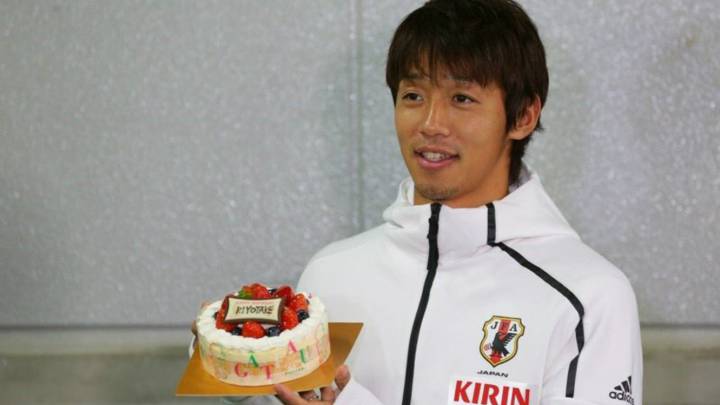 What a birthday for Kiyotake - on target and two assists for Japan