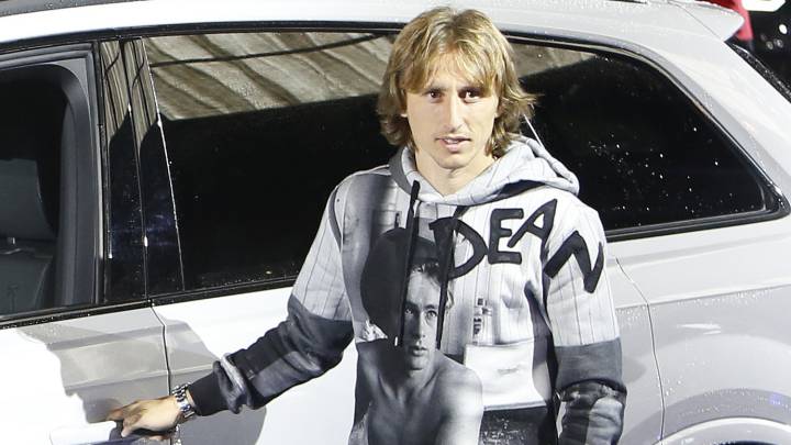 Modric llegó a Madrid: "Estoy preparado para el derbi"