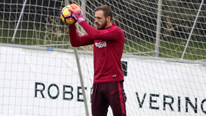 Oblak regresó a Madrid: "Quiero llegar a tope al derbi"