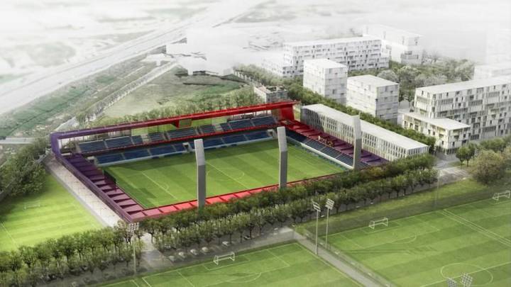 El futuro Mini Estadi del Barcelona