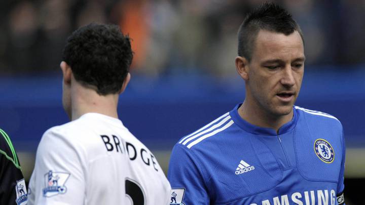 Wayne Bridge le negó el saludo a John Terry.