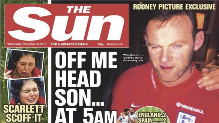 Caso Rooney: Inglaterra prohíbe salir de noche a los jugadores