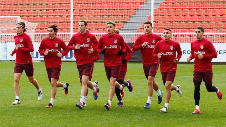 Gameiro, ausente en la vuelta al trabajo del Atleti tras el derbi