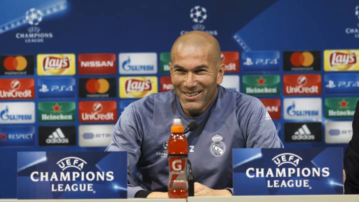 Zinedine Zidane, entrenador del Real Madrid, habló en la previa del encuentro de Champions ante el Sporting de Portugal.