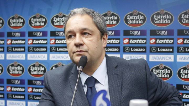 Tino Fernández, presidente del Deportivo de La Coruña.