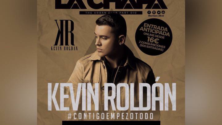 Kevin Roldán adopta el \'Contigo empezó todo\' para su gira