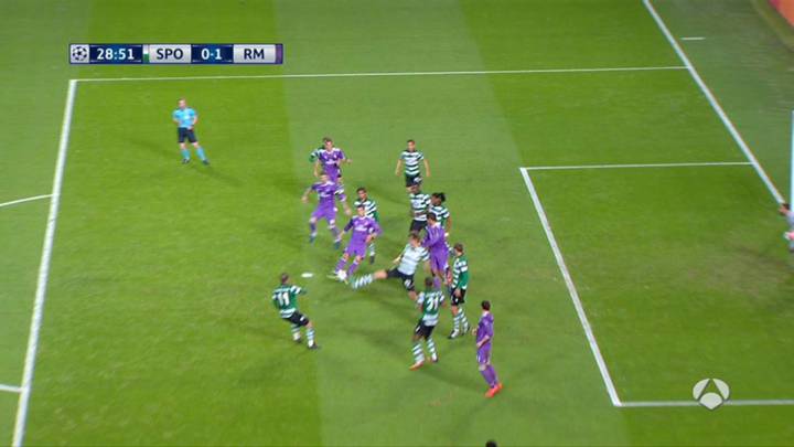 Raphael Varane onside for Real's opener in Lisbon