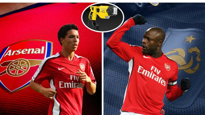 William Gallas cree que Samir Nasri pudo haberle disparado con una pistola táser.