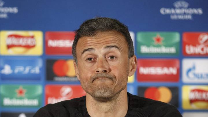 Luis Enrique: "No pensé en la Liga, hay que felicitarse por el liderato"