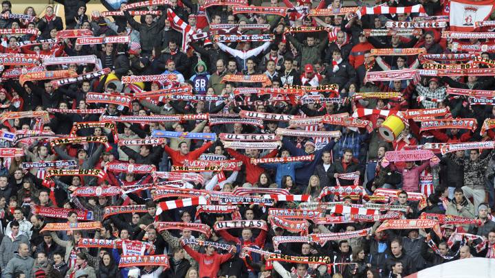 Imagen de seguidores del Sporting