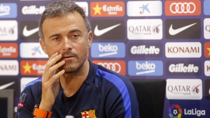 Luis Enrique: "Anoeta curse? I'm not interested in the past"