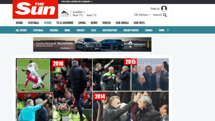 Prensa inglesa contra Mourinho: 'Especialista en buscar excusas'