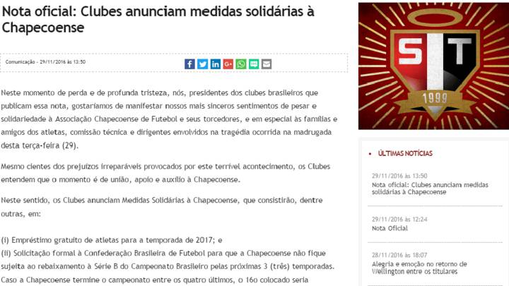 El fútbol brasileño propone medidas solidarias: cesión de jugadores, no bajar en 3 años...