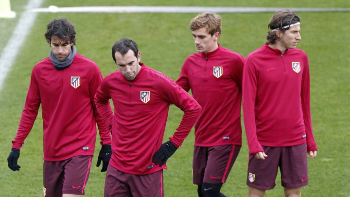 Filipe, con el grupo, volvería al once ante el Espanyol