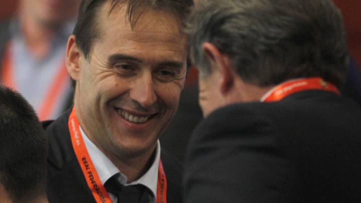 Löw, Stoichkov, Lopetegui, Colau... el palco del Camp Nou lleno