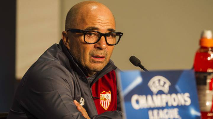 Jorge Sampaoli, técnico del Sevilla, valoró la clasificación a octavos de Champions League e hizo balance del difícil duelo disputado ante el Lyon que terminó en tablas