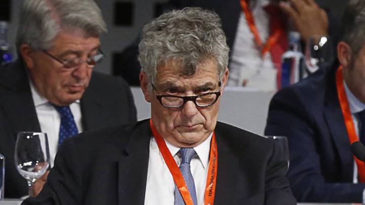 Ángel María Villar, presidente de la Real Federación Española de Fútbol.