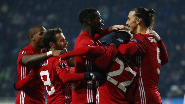 Los de Jose Mourinho necesitaban un empate para pasar de ronda y sendos goles de Mkhitaryan e Ibrahimovic en la segunda parte le dieron una cómoda victoria para entrar en el sorteo