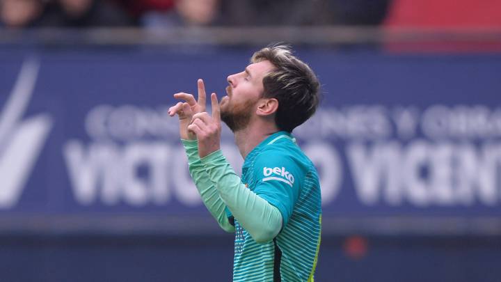 Un doblete de Messi y otro de Suárez dan la victoria al Barça