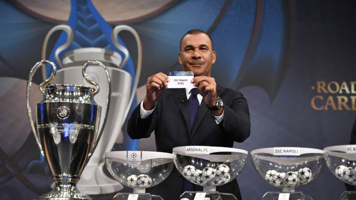 Las imágenes del sorteo de la Champions y la Europa League