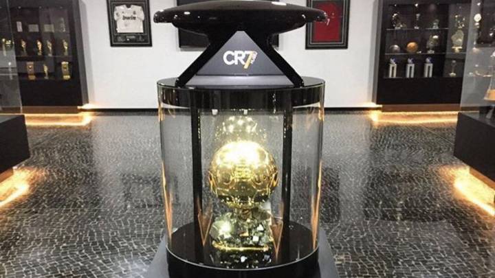 El cuarto Balón de Oro en el museo de Cristiano Ronaldo en Madeira.