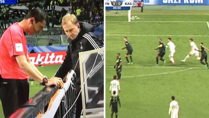 Inédito: en el primer penalti cobrado por vídeo había offside