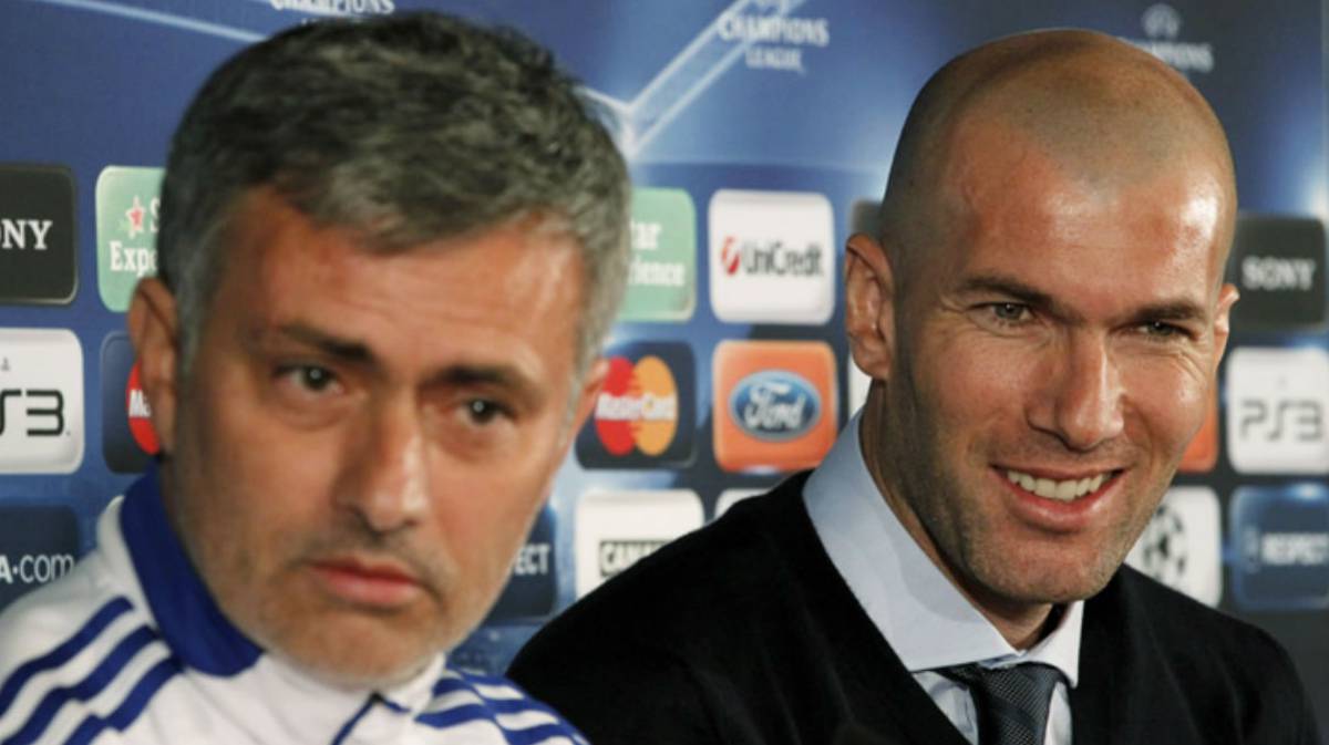 Image result for Mourinho and Zidane