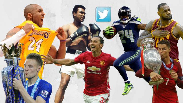 Los diez mensajes más retuiteados del mundo del deporte durante 2016.