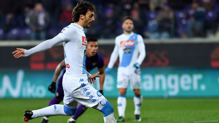 Gabbiadini salva un punto para el Nápoles en el 94'