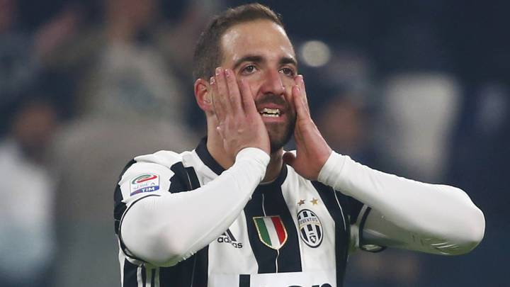 Gonzalo Higuaín, delantero de la Juventus.