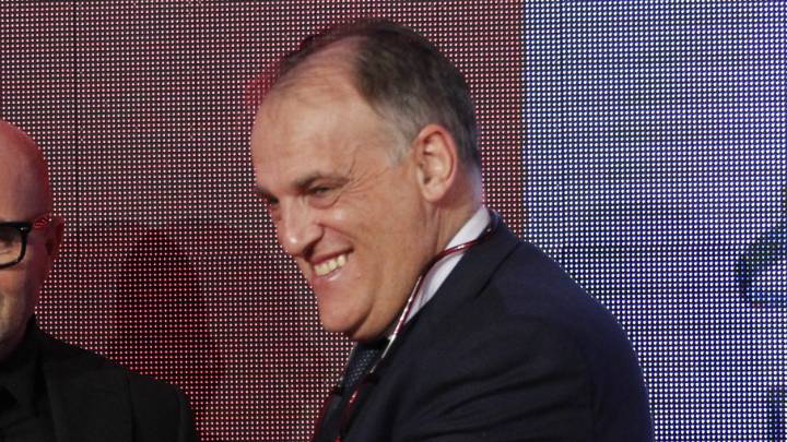 Tebas revela cómo está su relación con el Barcelona