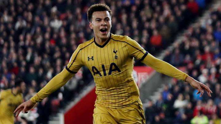 Remontada y goleada final del Tottenham en Southampton