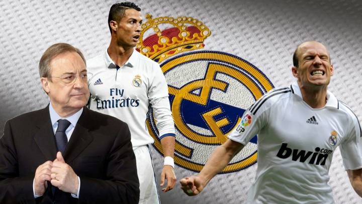 Robben culpa a Florentino Pérez y sus fichajes Cristiano Ronaldo de su marcha del Real Madrid.