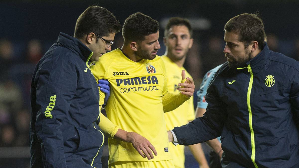 Espectacular lesión de Musacchio
