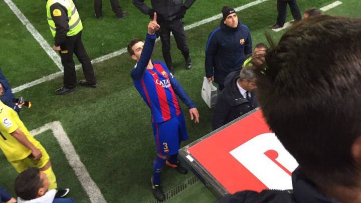 Angry Piqué calls out LaLiga chief Tebas: "Did you see that!?"