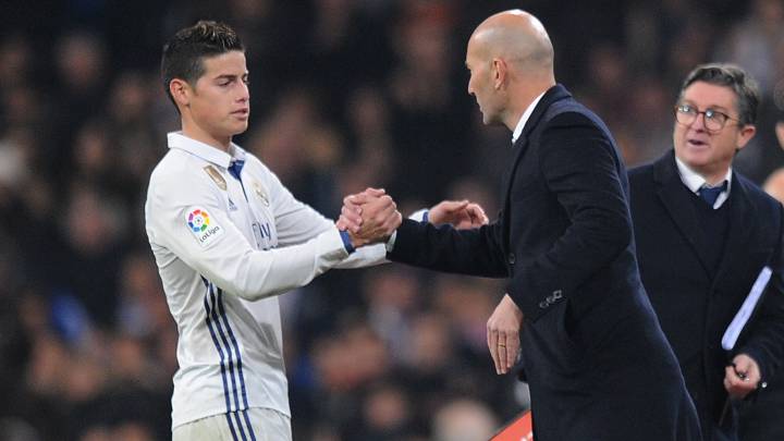 James empezó 2017 con impulso, con doblete y partidazo ante el Sevilla en Copa