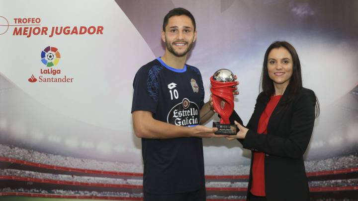 Florin Andone, mejor jugador de LaLiga en diciembre